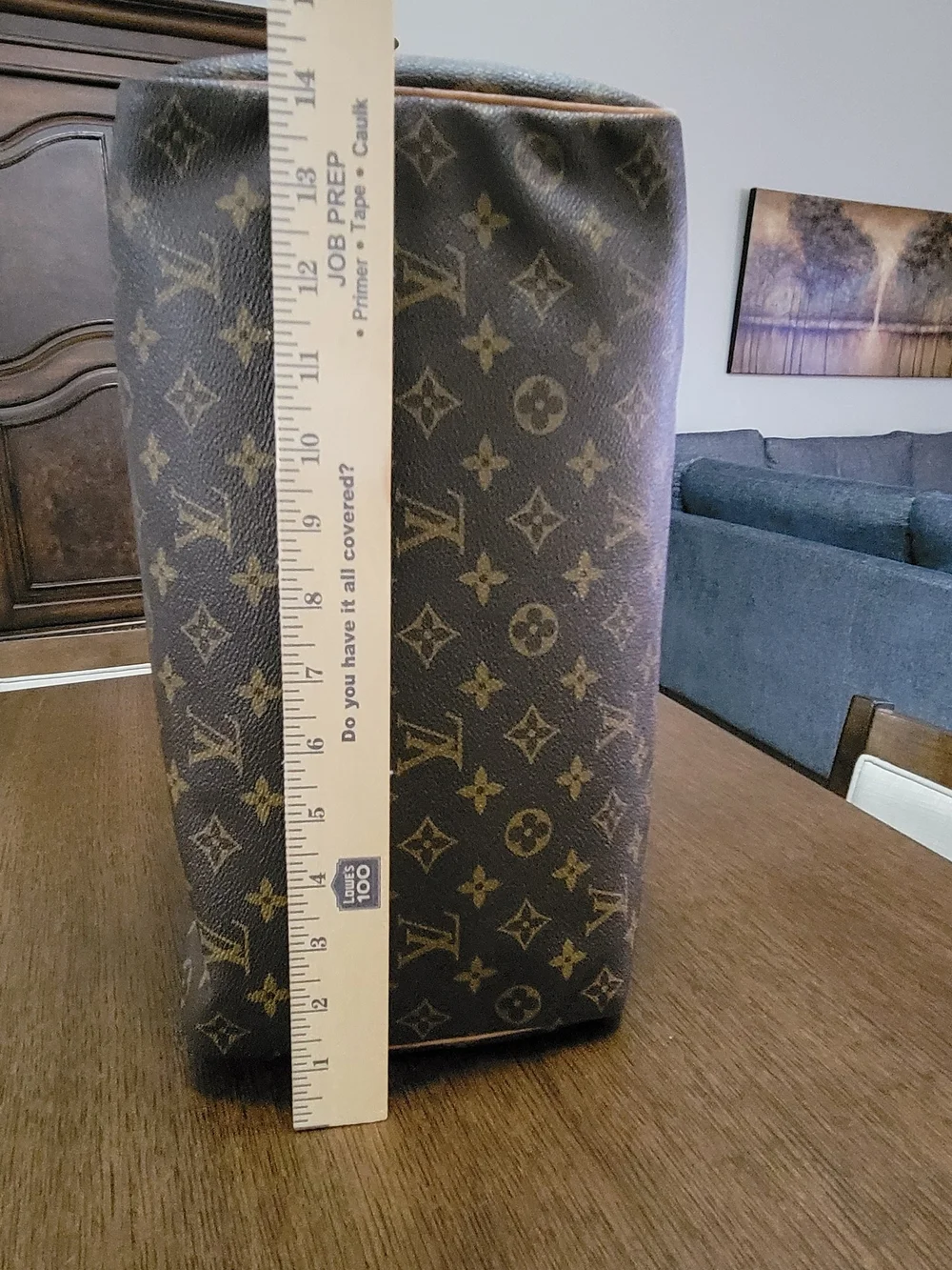 Louis Vuitton Brown Monogram Speedy 35 9.00Top-Handle Bag